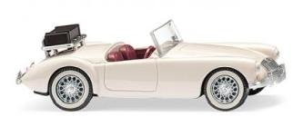 Wiking 081805 - H0 - MG A Roadster - perlweiß